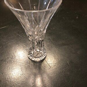 Fluted Crystal Vase - Vintage